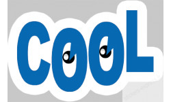 yeux cool - 15x9.5cm - Sticker/autocollant