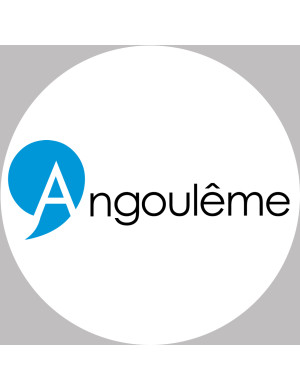 Angoulême (20cm) - Sticker/autocollant