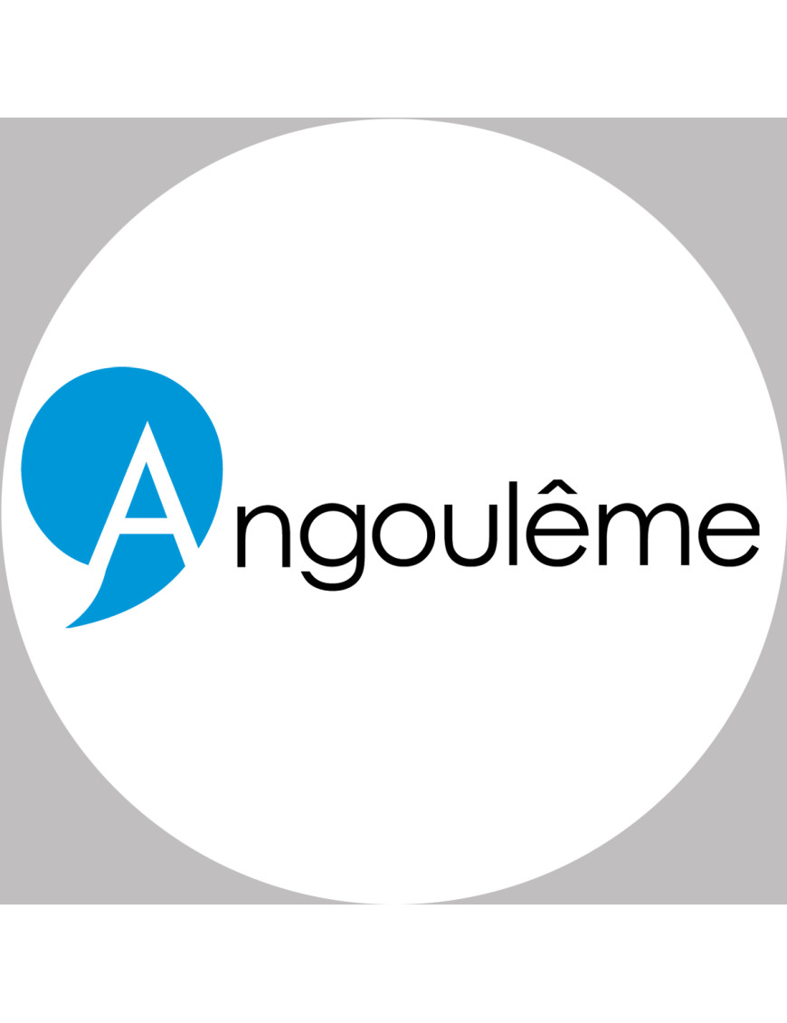 Angoulême (10cm) - Sticker/autocollant