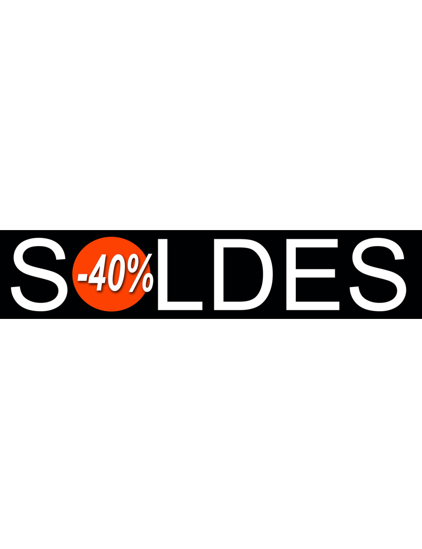 solde design 40% - 21x4,4cm - Sticker/autocollant