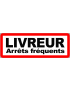 Livreur arrêts fréquents - 29x10cm - Sticker/autocollant