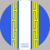 blason de la Haute Marne - 10cm -Sticker/autocollant