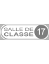 salle de classe 17 - 20x6.5cm - Sticker/autocollant