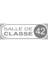salle de classe 42 - 20x6.5cm - Sticker/autocollant