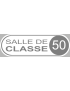 salle de classe 50 - 20x6.5cm - Sticker/autocollant
