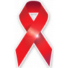 soutien contre le sida - 15x8.5cm - Sticker/autocollant