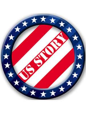 USA Story - 20x20cm - Sticker/autocollant