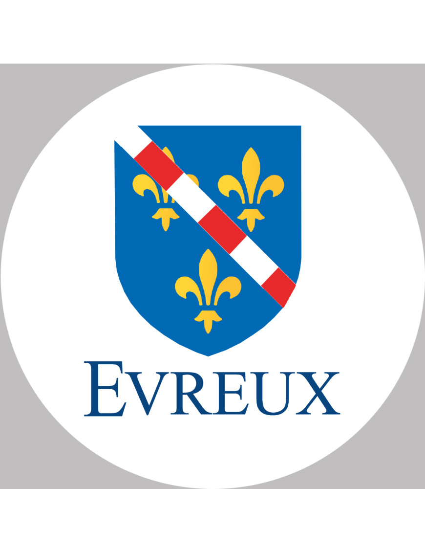 Évreux (20cm) - Sticker/autocollant Évreux (20cm) - Sticker/autocollant