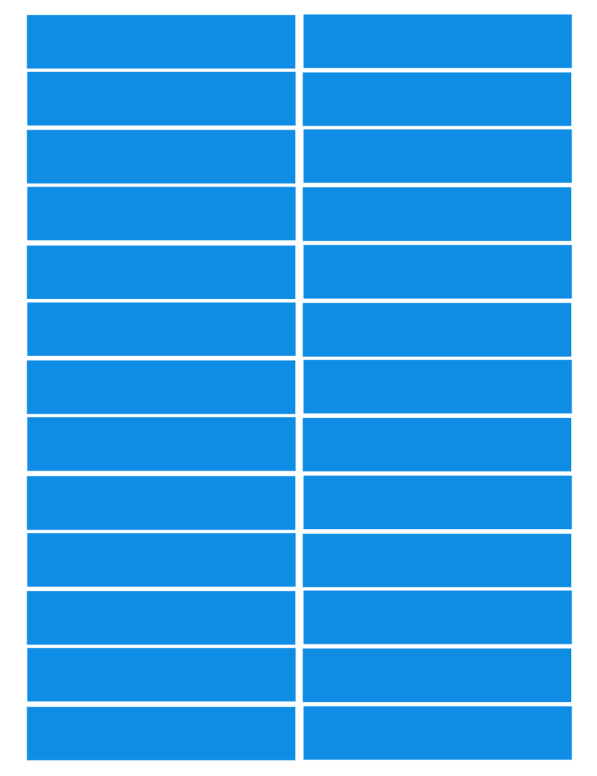 balises circuits GR marques bleus - 26fois 10x2cm - Sticker/autocollant balises circuits GR marques bleus - 26fois 10x2cm - Sticker/autocollant