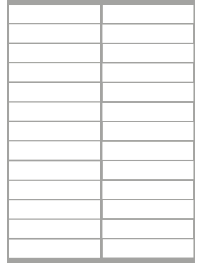 balises circuits GR marques blanc - 26fois 10x2cm - Sticker/autocollant