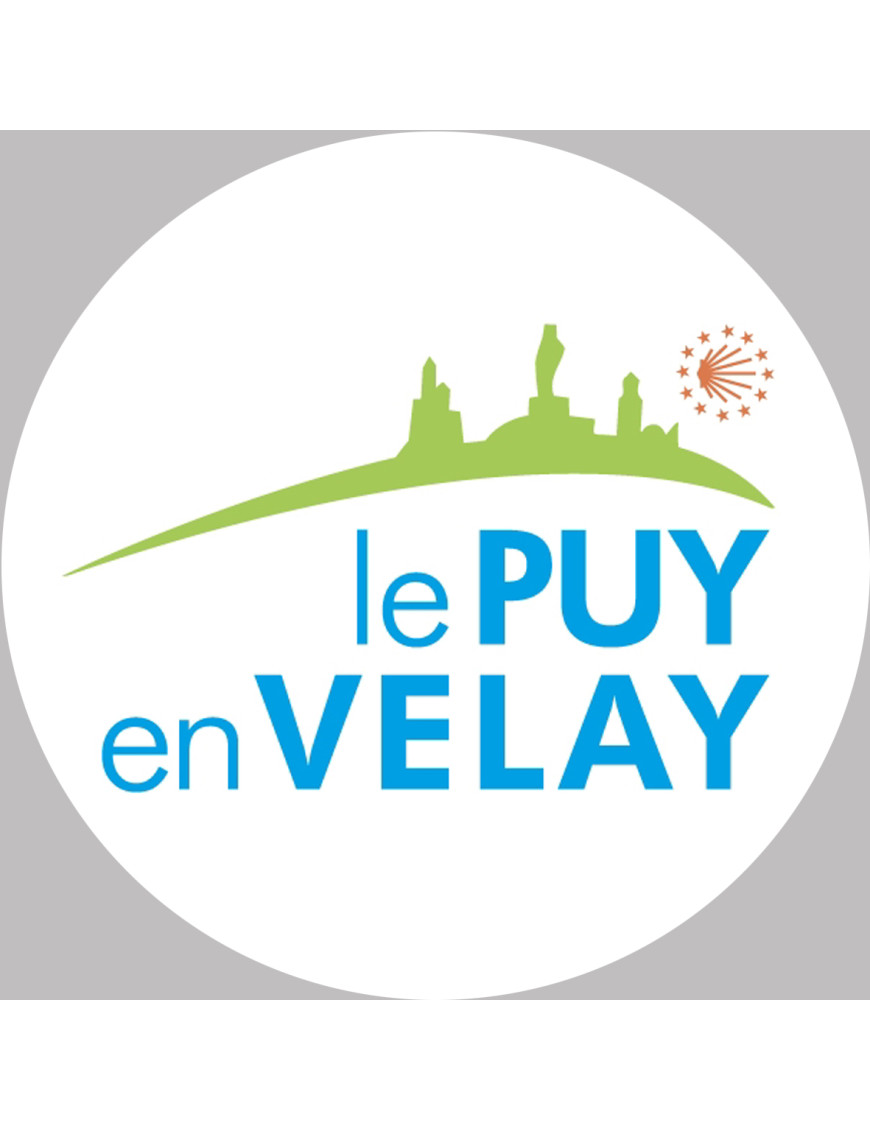 Puy-en-Velay (20x20cm) - Sticker/autocollant Puy-en-Velay (20x20cm) - Sticker/autocollant