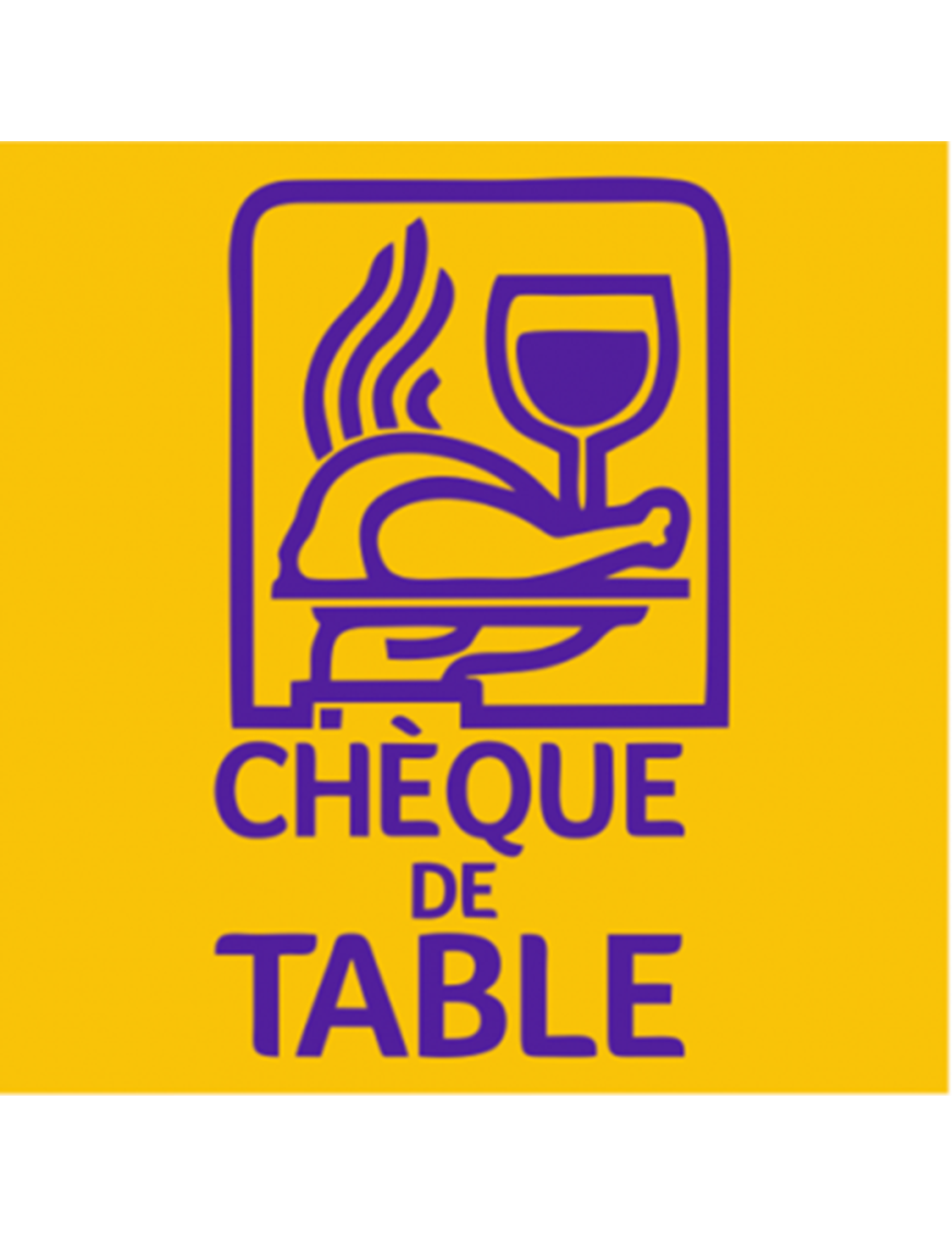 Chèque de table accepté - 20x20cm - Sticker/autocollant Chèque de table accepté - 20x20cm - Sticker/autocollant