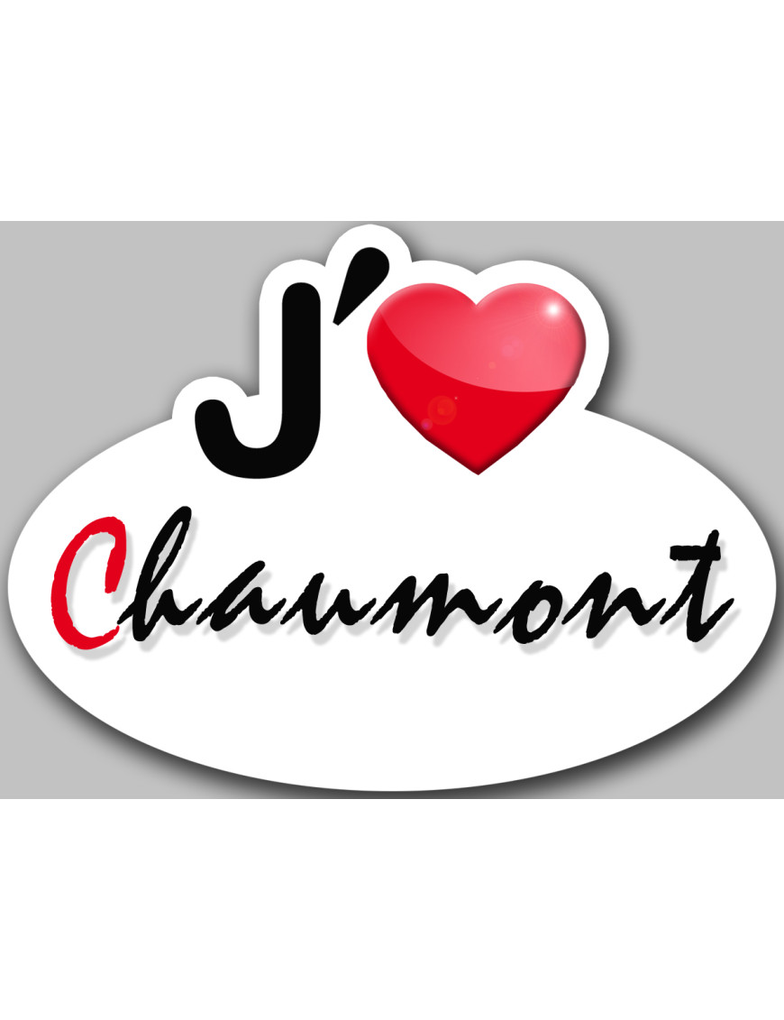 Chaumont (15x11cm) - Sticker/autocollant Chaumont (15x11cm) - Sticker/autocollant