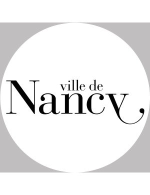 Nancy (10x10cm) - Sticker/autocollant