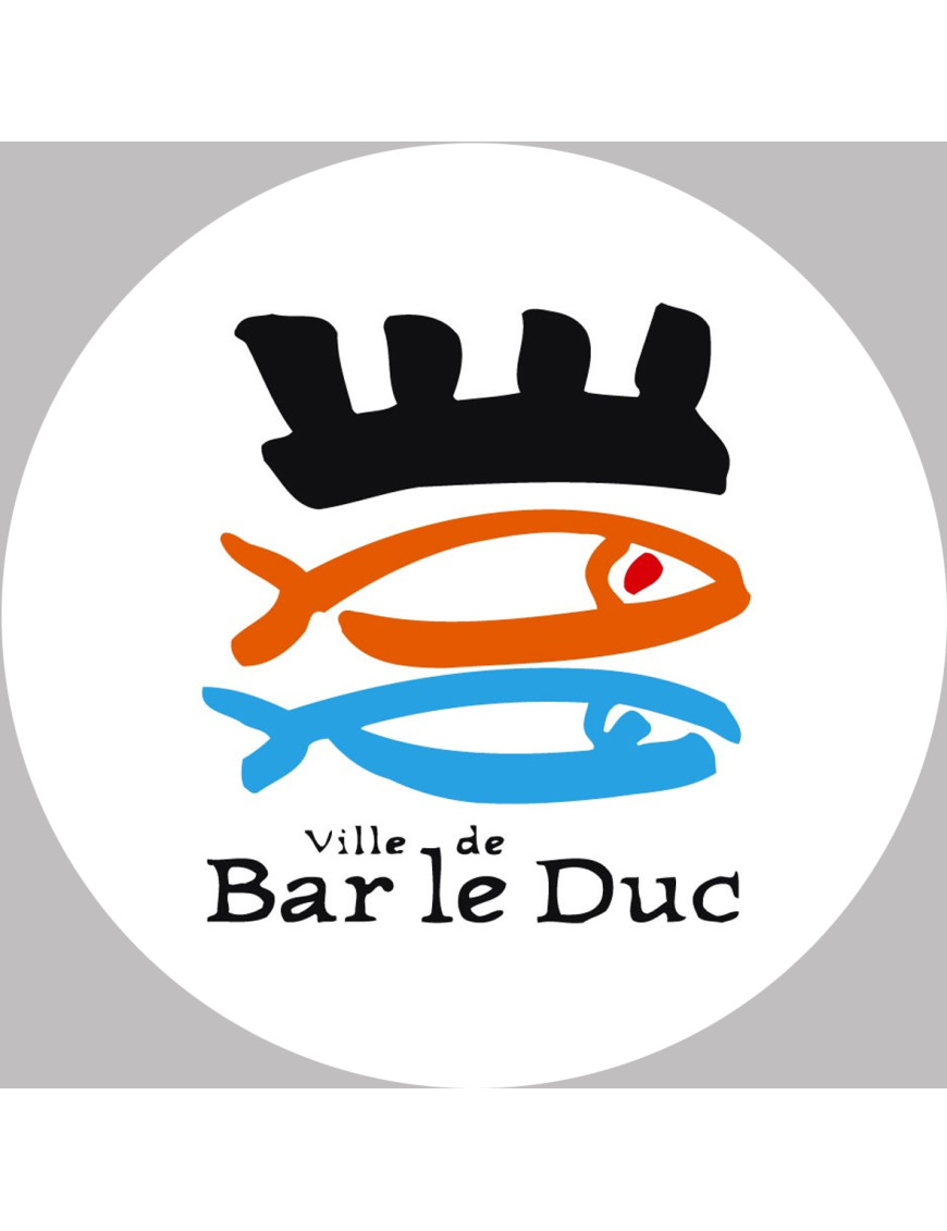 Bar-le-Duc (10x10cm) - Sticker/autocollant Bar-le-Duc (10x10cm) - Sticker/autocollant