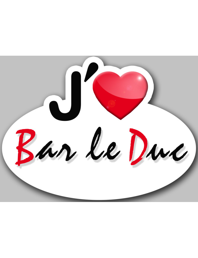 Bar-le-Duc (15x11cm) - Sticker/autocollant