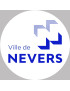Nevers - 20x20cm - Sticker/autocollant