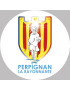 Perpignan - 10x10cm - Sticker/autocollant