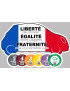 ZFE Vignette Critair gueux (10x6.5cm) - Sticker/autocollant