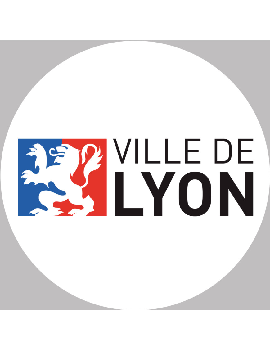 Lyon - 5x5cm - Sticker/autocollant Lyon - 5x5cm - Sticker/autocollant