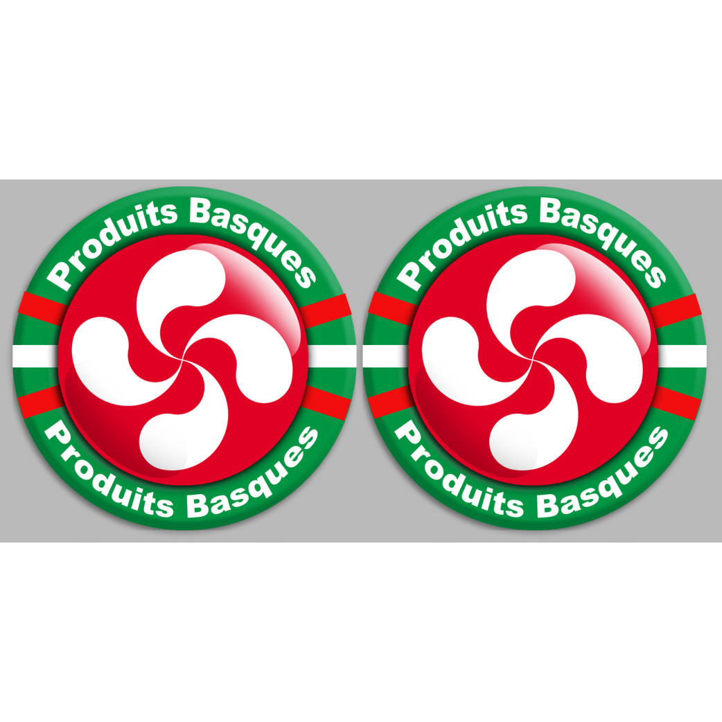 Produits Basques rouge - 12fois 10cm - Sticker/autocollant