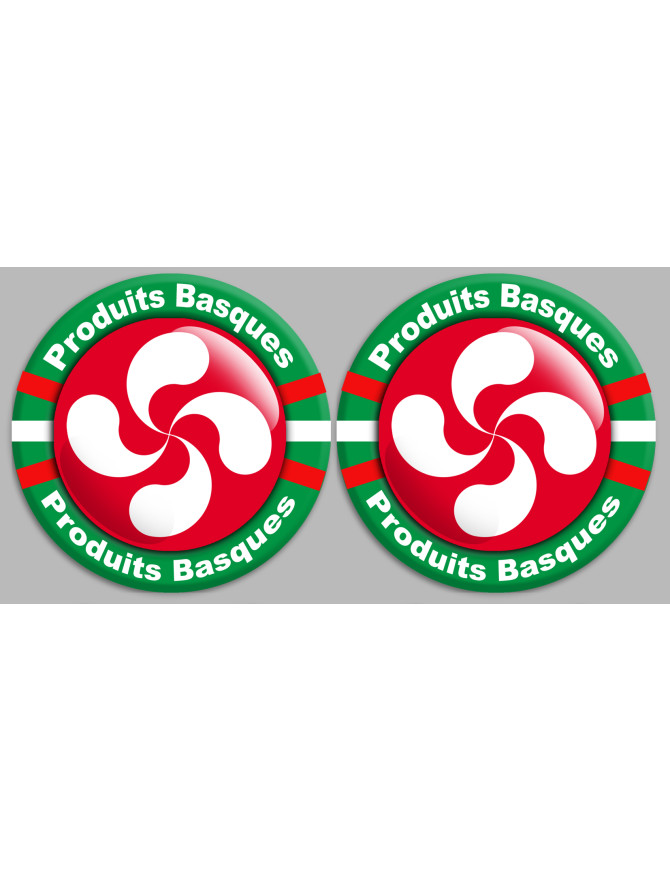 Produits Basques rouge - 12fois 10cm - Sticker/autocollant