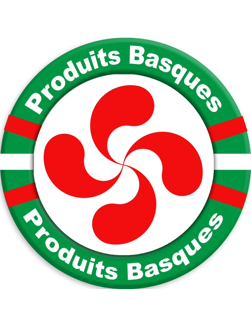 Produits Basques - 20cm - Sticker/autocollant Produits Basques - 20cm - Sticker/autocollant