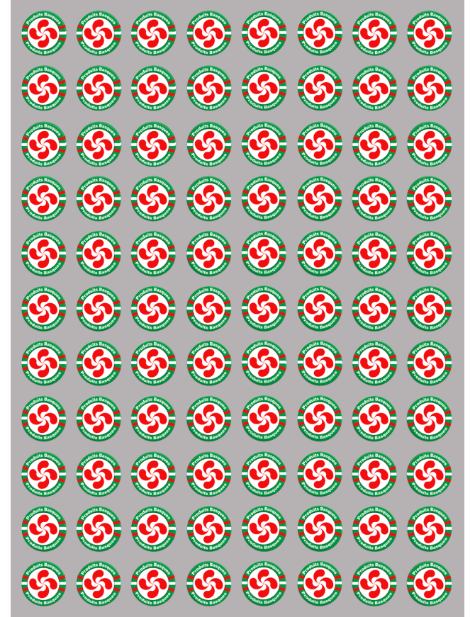 Produits Basques - 88fois 2cm - Sticker/autocollant