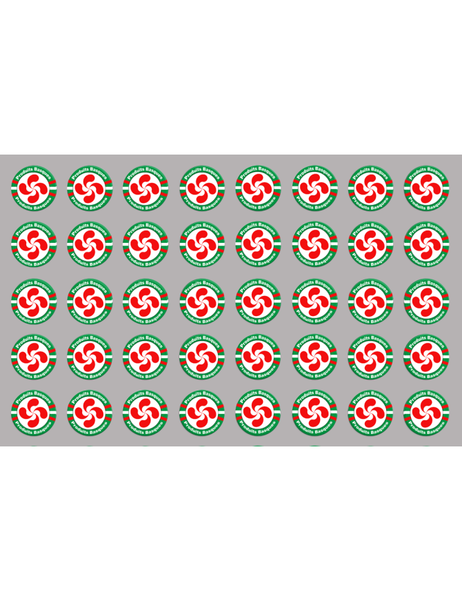 Produits Basques - 44fois 2cm - Sticker/autocollant