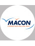 Mâcon - 5x5cm - Sticker/autocollant