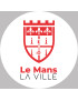 le Mans - 20x20cm - Sticker/autocollant
