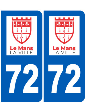 immatriculation Chambéry 73 - Sticker/autocollant