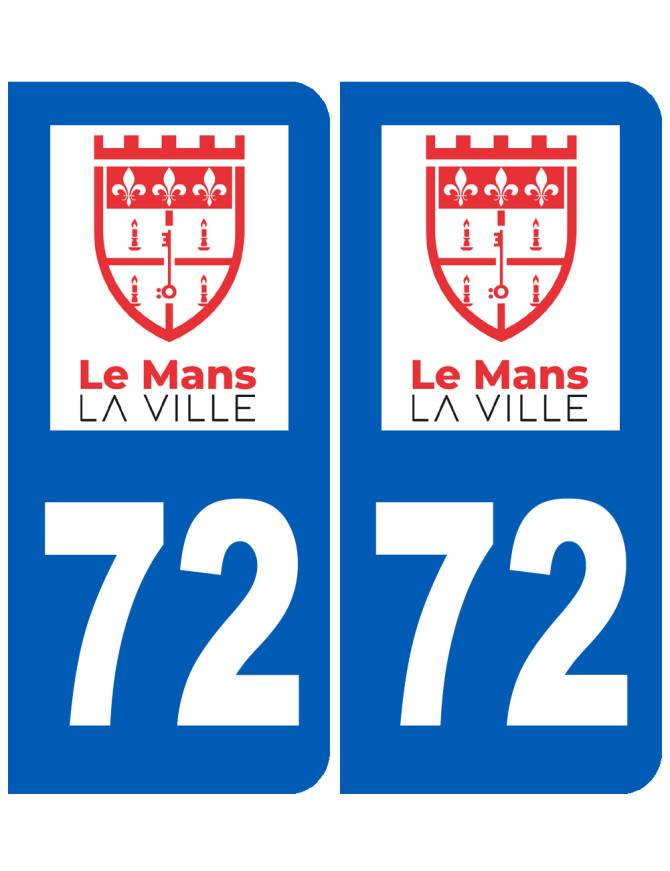 immatriculation Chambéry 73 - Sticker/autocollant