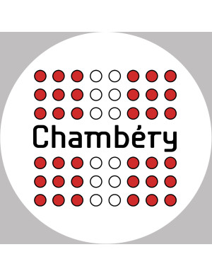 Chambéry - 20x20cm - Sticker/autocollant