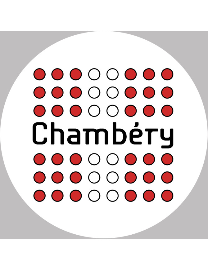 Chambéry - 15x15cm - Sticker/autocollant