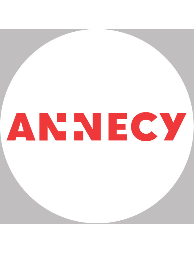 Annecy - 20x20cm - Sticker/autocollant