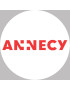 Annecy - 15x15cm - Sticker/autocollant