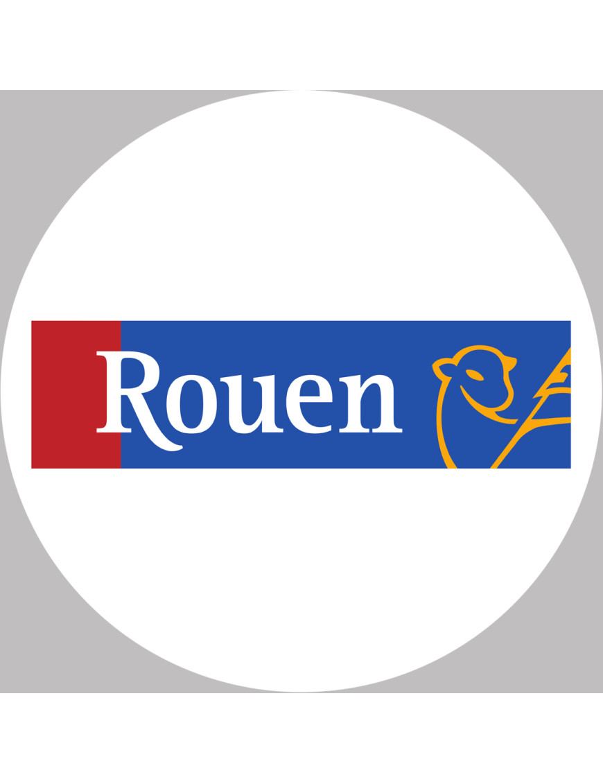 Rouen - 5x5cm - Sticker/autocollant Rouen - 5x5cm - Sticker/autocollant