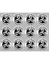 Produits bretons triskel - 12fois 5cm - Sticker/autocollant