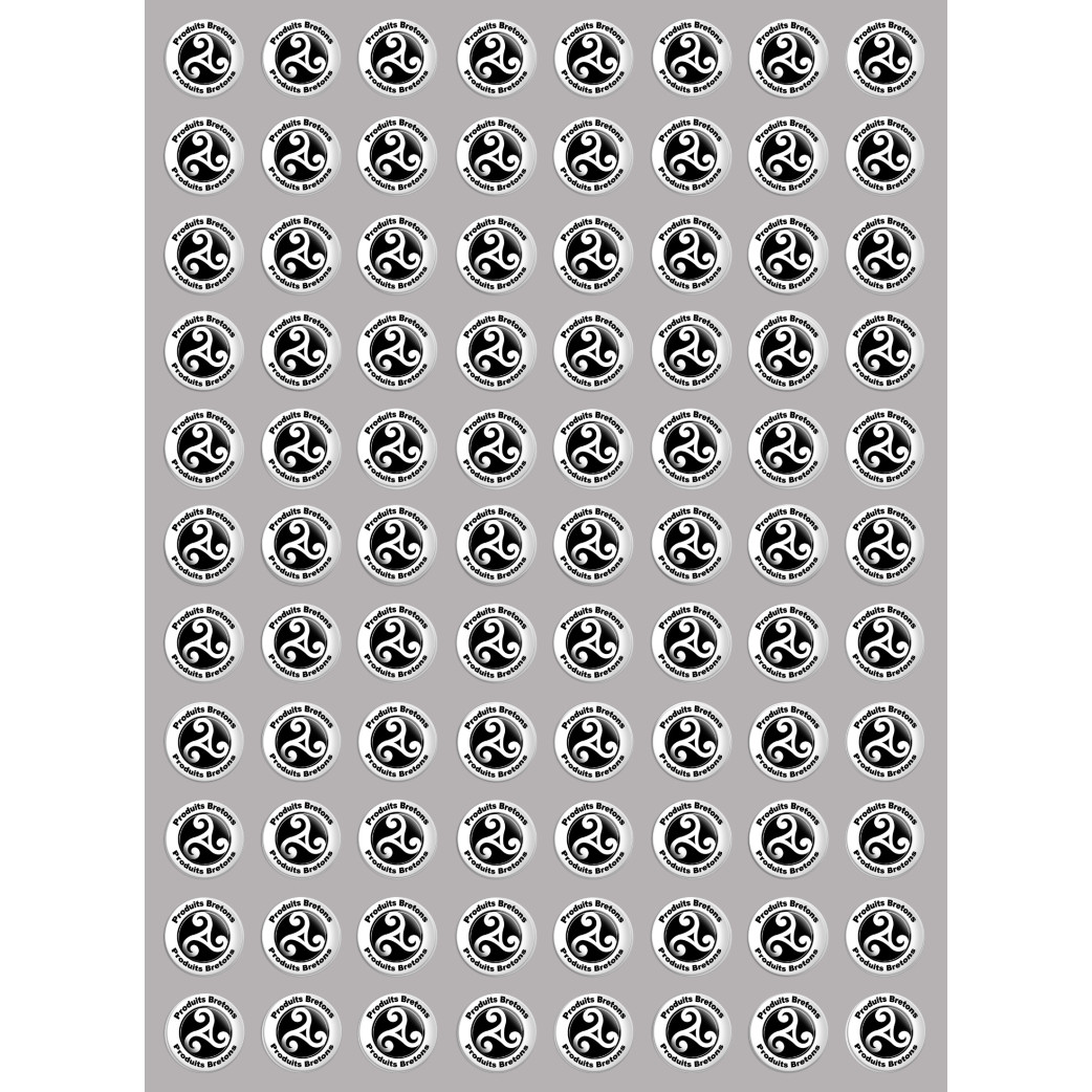 Produits bretons triskel - 88fois 2cm - Sticker/autocollant