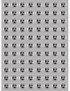 Produits bretons triskel - 88fois 2cm - Sticker/autocollant