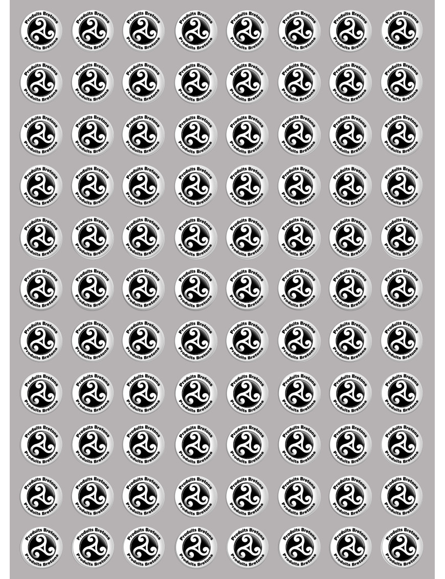 Produits bretons triskel - 88fois 2cm - Sticker/autocollant