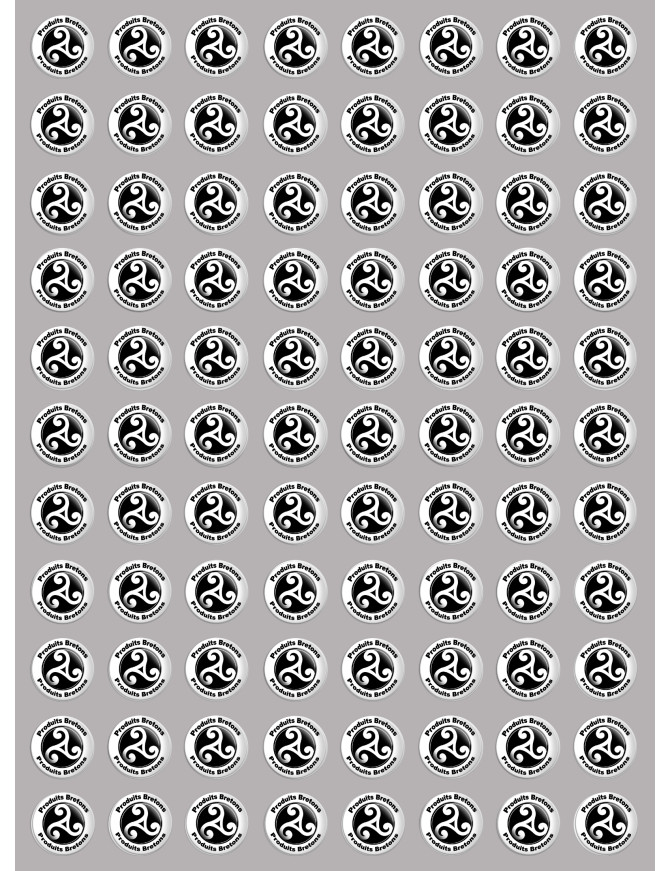 Produits bretons triskel - 88fois 2cm - Sticker/autocollant