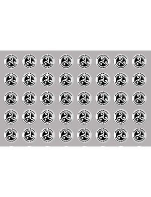 Produits bretons triskel - 40fois 2cm - Sticker/autocollant