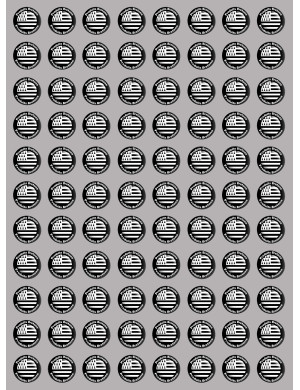 Produits drapeau bretons - 88fois 2cm - Sticker/autocollant