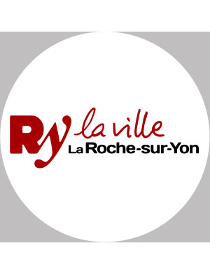 La Roche-sur-Yon - 20x20cm - Sticker/autocollant