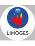 Limoges - 20x20cm - Sticker/autocollant