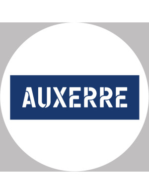 Auxerre - 20x20cm - Sticker/autocollant