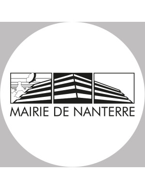 Nanterre - 20x20cm - Sticker/autocollant