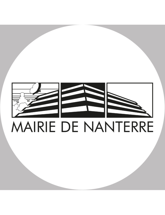 Nanterre - 15x15cm - Sticker/autocollant